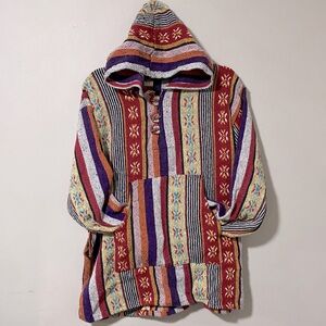 One Size 🌈RARE hoodie/woven shirt for women and men/ unisex, handmade in Israel